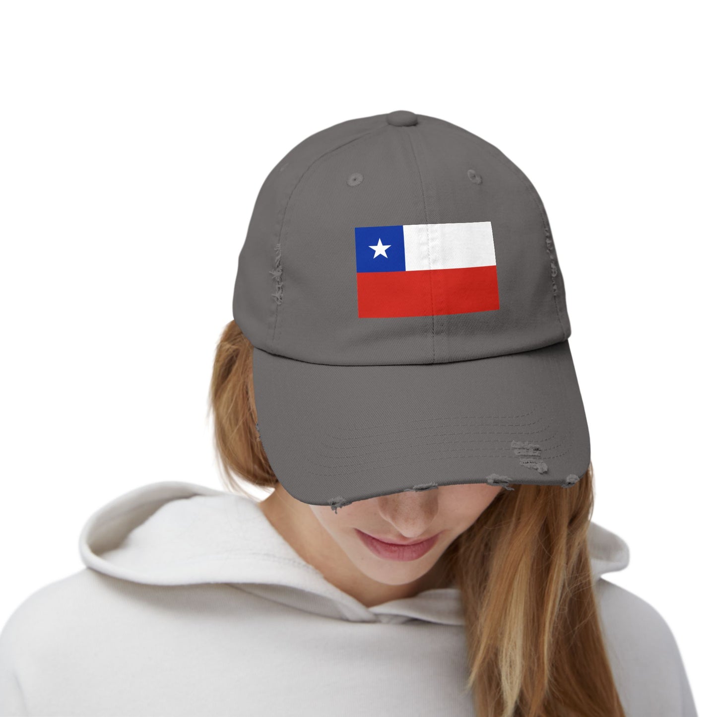 Distressed Chile Flag Cap | Unisex Baseball Hat | Casual Summer Wear, Gift for Travelers, Sports Events, Outdoor Activities