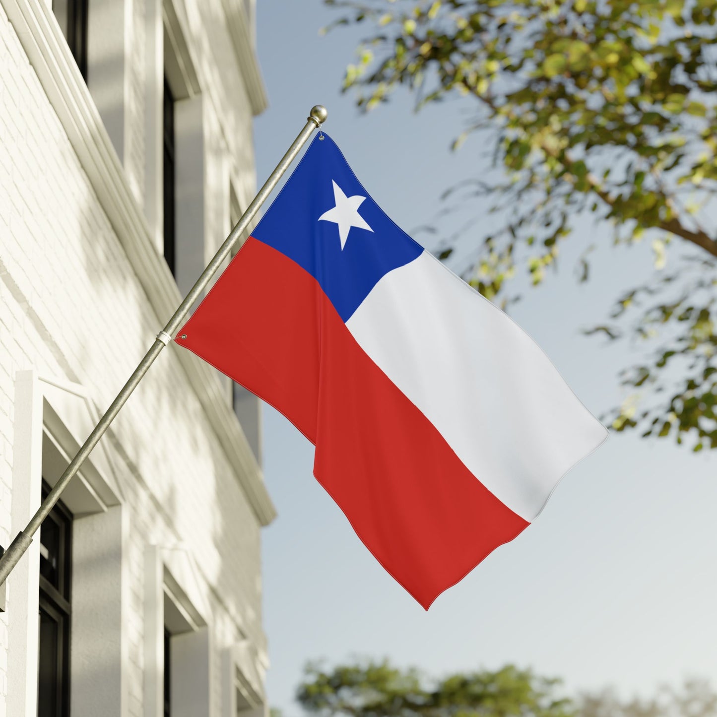 Vibrant Double Sided Flag for Home and Garden Decor, Outdoor Flag, Chile Flag, Decorative Banner, Patio Decor, National Pride