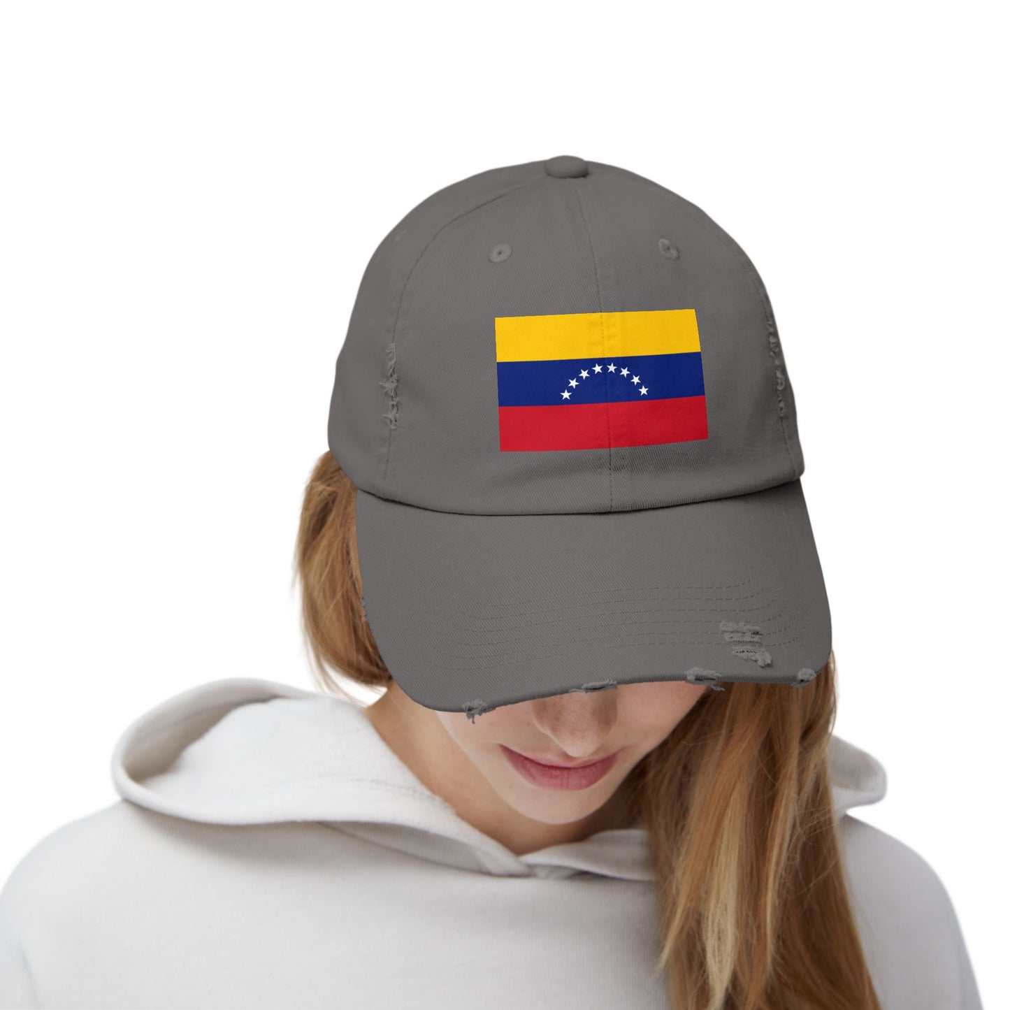 Venezuela Flag Distressed Cap, Casual Hat, Unisex Vintage Cap, Patriotic Accessories, Summer Fashion, Gift for Travelers