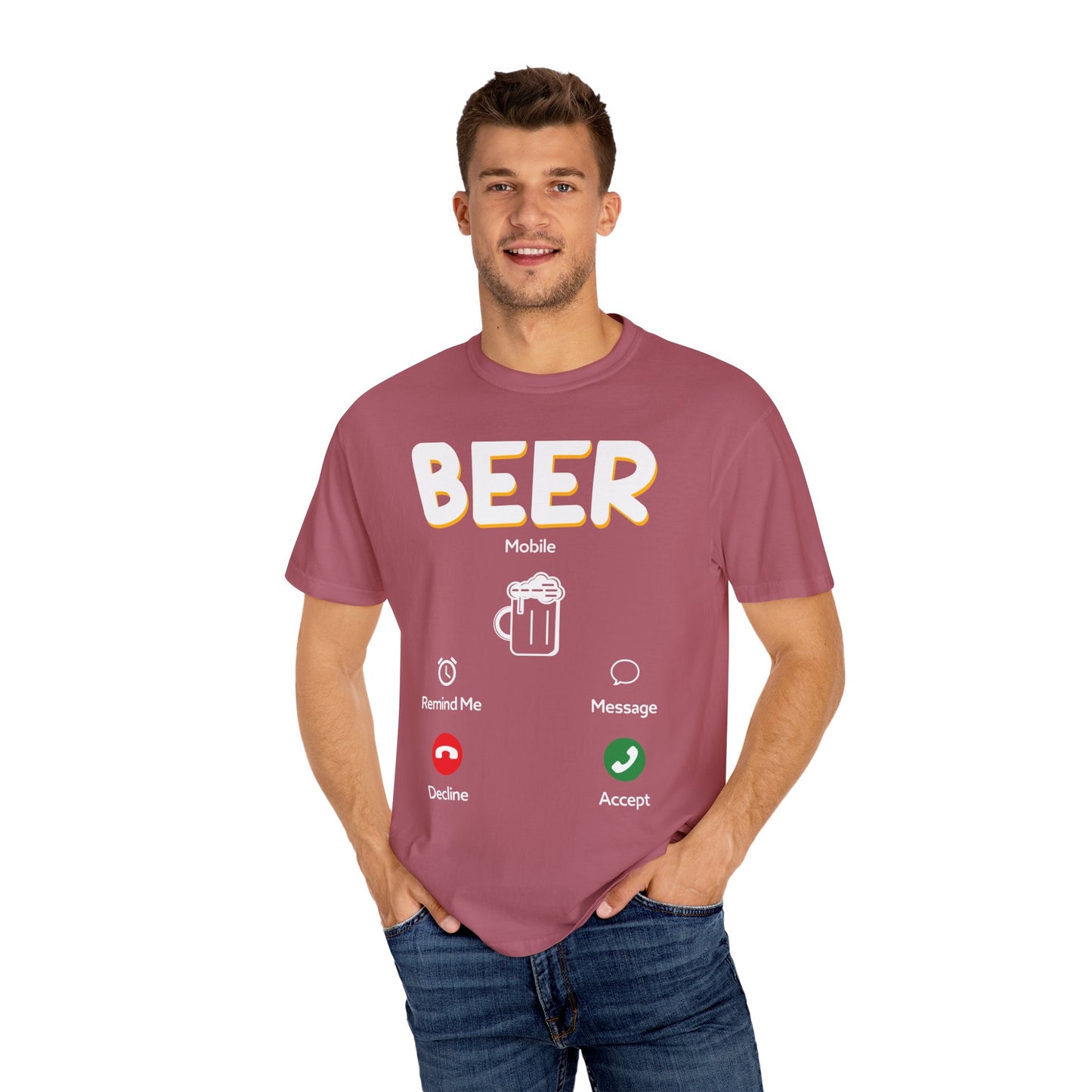 Alcohol Unisex Garment-Dyed T-shirt