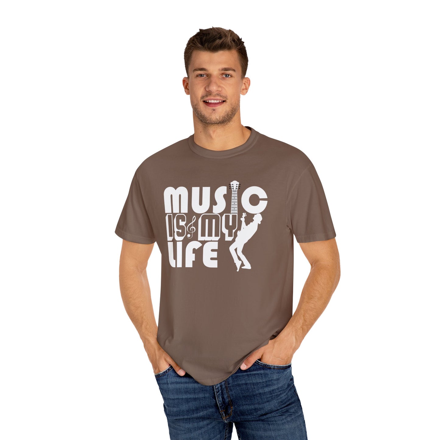 (Music)Unisex Garment-Dyed T-shirt