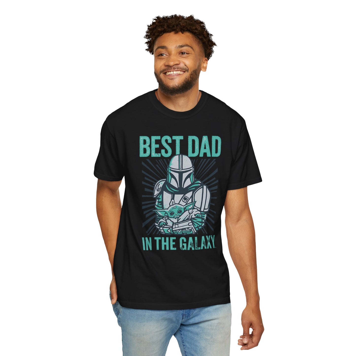 Galactic Dad T-Shirt | Best Dad in the Galaxy | Star Wars Inspired Tee, Gift for Dads, Unisex Shirt, Father's Day Apparel