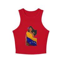 Venezuelan Pride Racer Tank Top for Women - Vibrant Design
