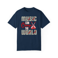 (Music)Unisex Garment-Dyed T-shirt