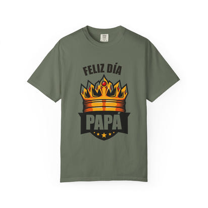 Feliz Día Papá T-Shirt - Unisex Garment-Dyed Tee for Father’s Day