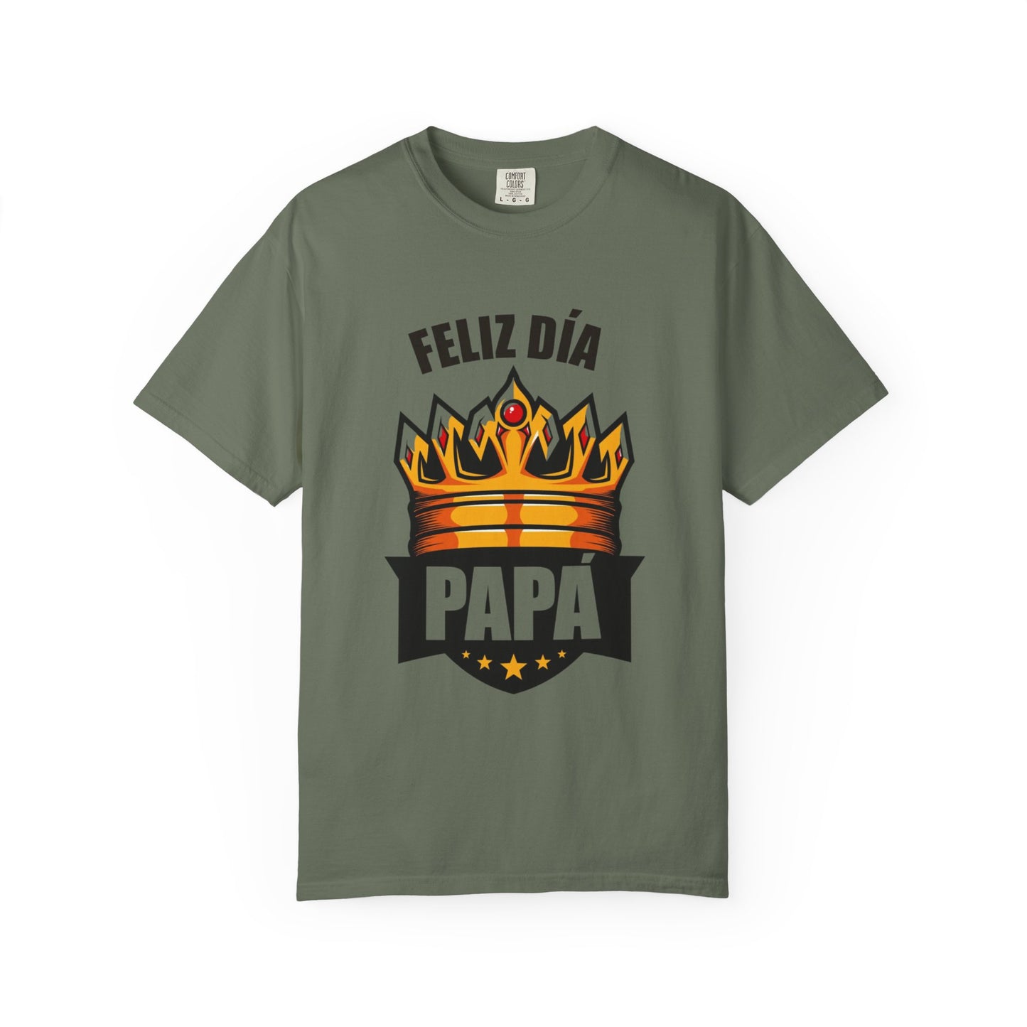 Feliz Día Papá T-Shirt - Unisex Garment-Dyed Tee for Father’s Day