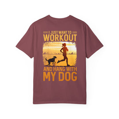 Fitness Unisex Garment-Dyed T-shirt (Back Design) 11