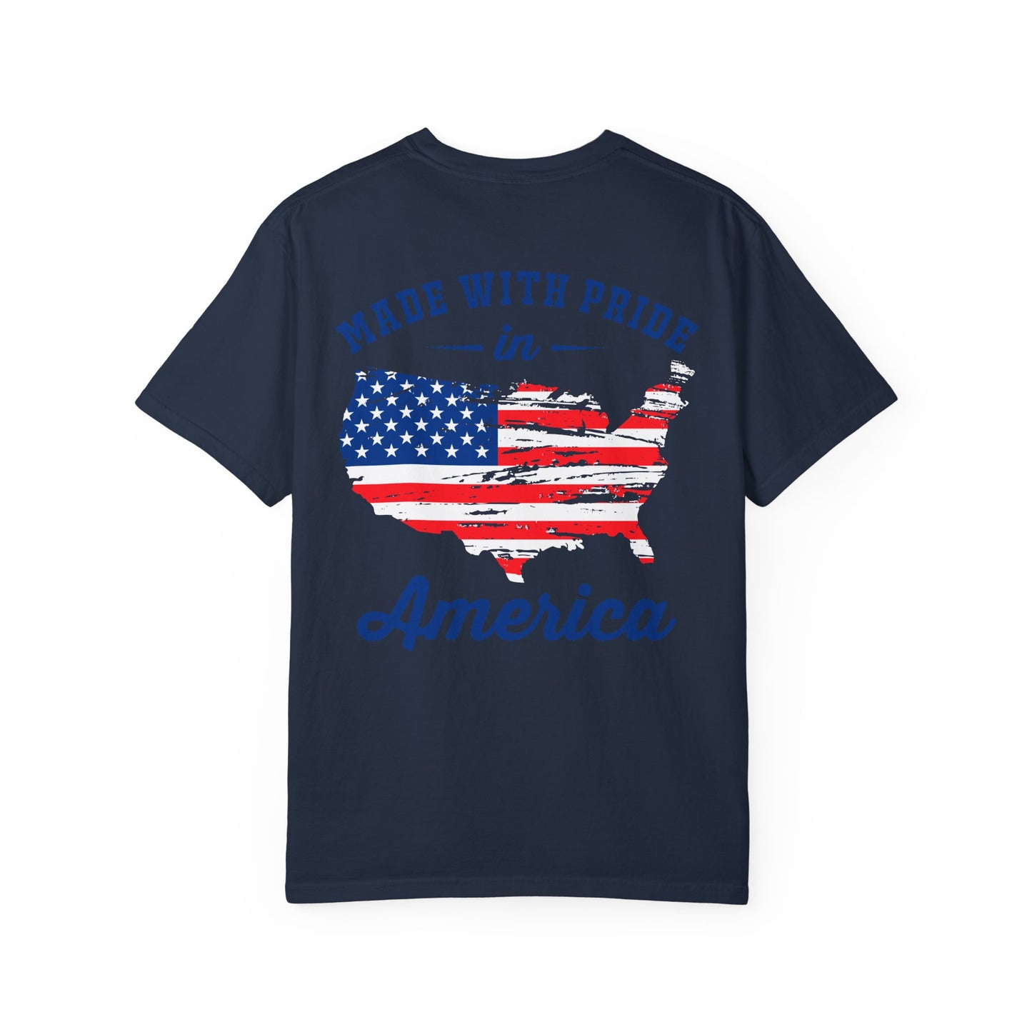 American Patriot Unisex Garment-Dyed T-shirt 1