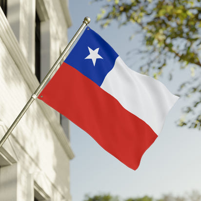 Vibrant Double Sided Flag for Home and Garden Decor, Outdoor Flag, Chile Flag, Decorative Banner, Patio Decor, National Pride