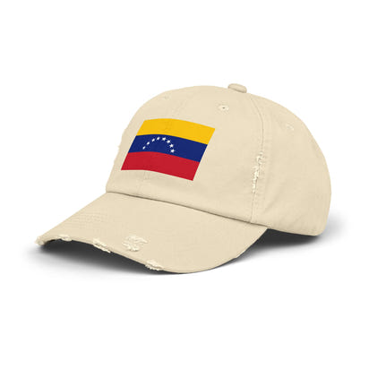 Venezuela Flag Distressed Cap, Casual Hat, Unisex Vintage Cap, Patriotic Accessories, Summer Fashion, Gift for Travelers
