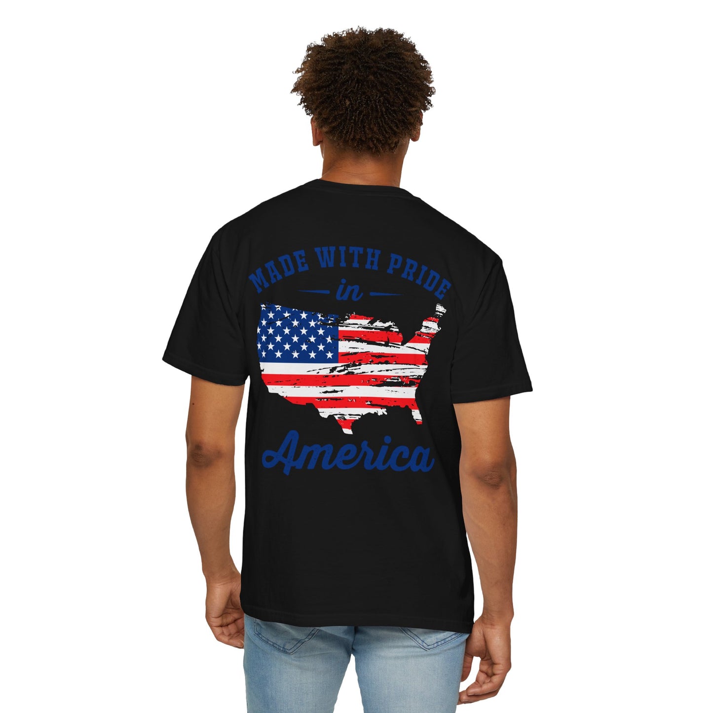 American Patriot Unisex Garment-Dyed T-shirt 1