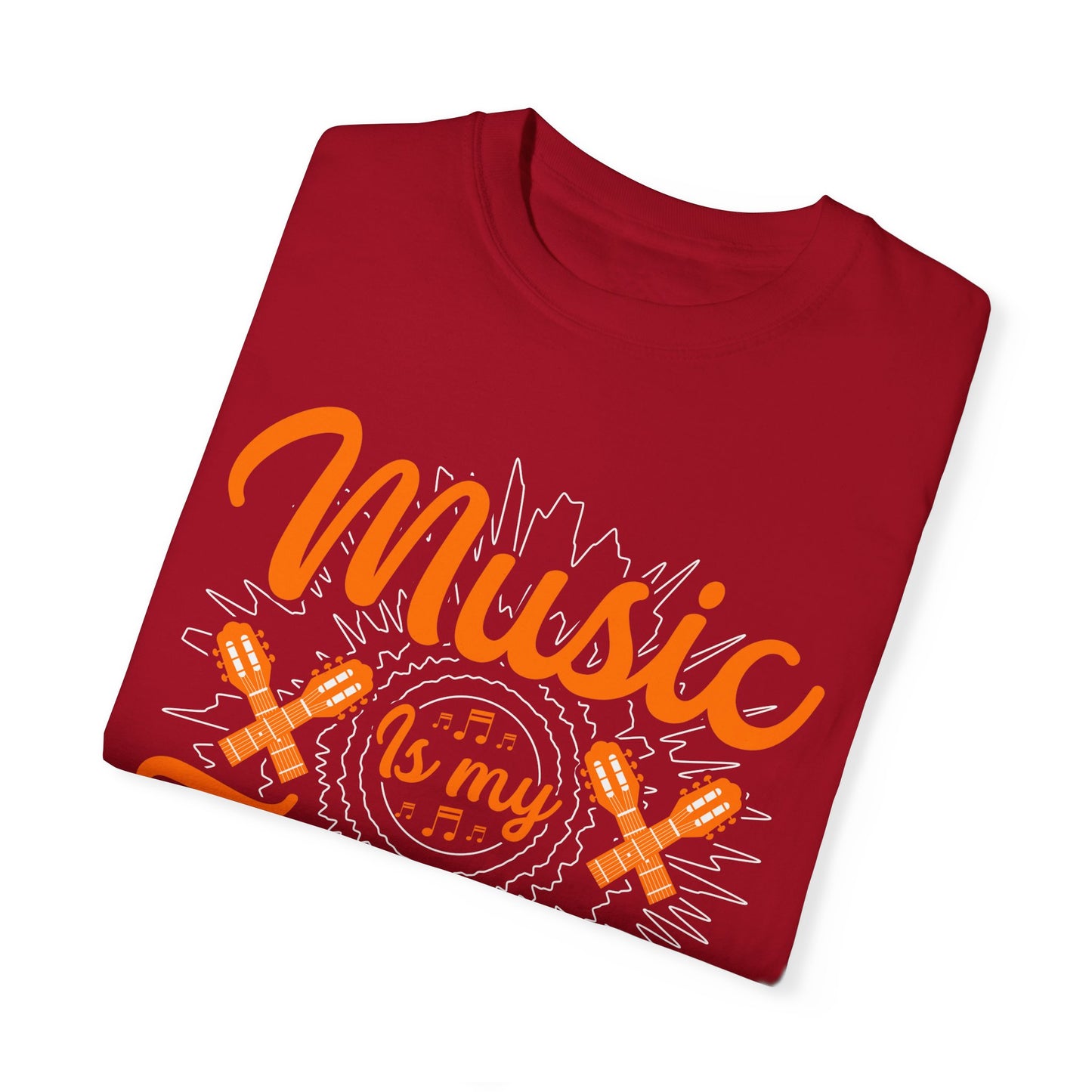 (Music)Unisex Garment-Dyed T-shirt