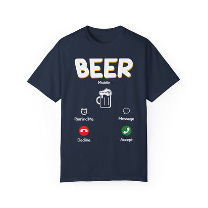 Alcohol Unisex Garment-Dyed T-shirt