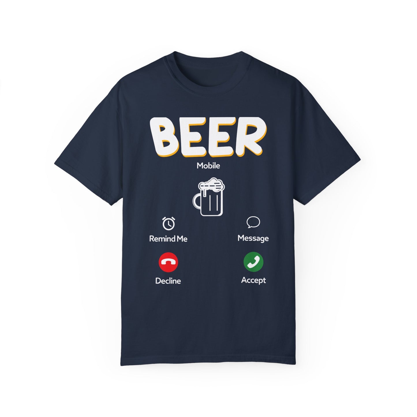 Alcohol Unisex Garment-Dyed T-shirt