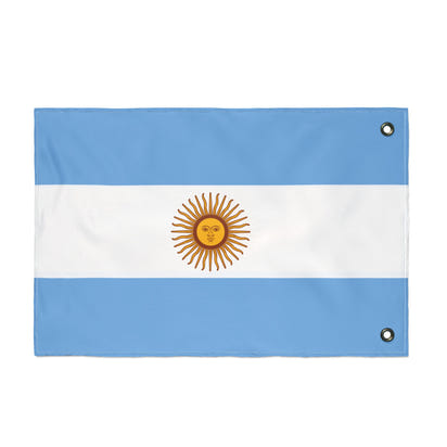 Argentinian Double Sided Flag, Handcrafted Home Decor, Outdoor Decoration, Sports Event Banner, Unique Gift for Flag Lovers