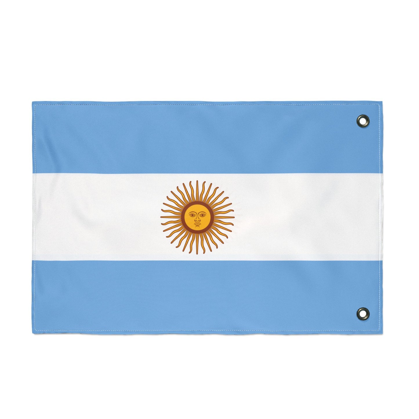 Argentinian Double Sided Flag, Handcrafted Home Decor, Outdoor Decoration, Sports Event Banner, Unique Gift for Flag Lovers