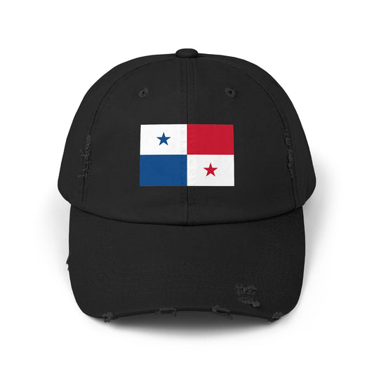 Panama Flag Distressed Cap, Unisex Casual Hat, Outdoor Gear, Gift for Travelers, Summer Accessory, Sports Cap