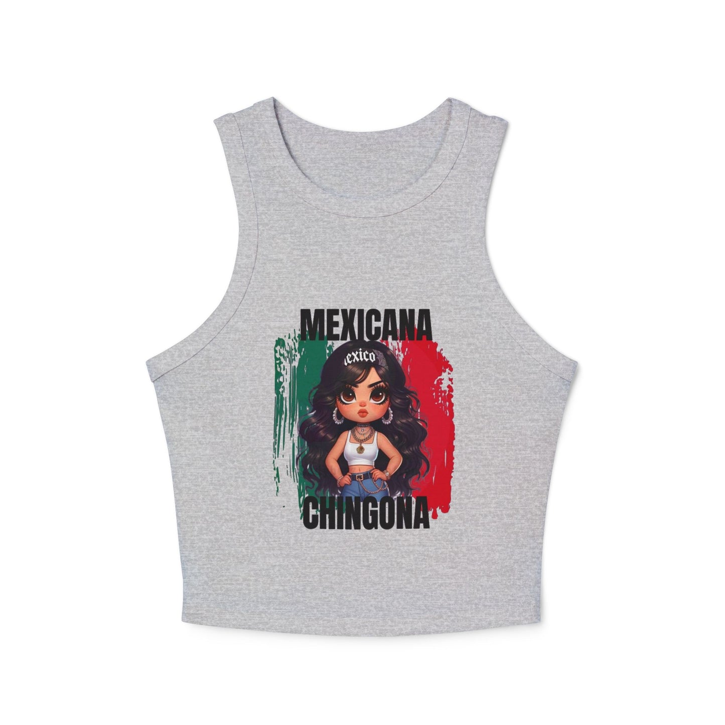 Tank Top Mexican Girl Graphic Print