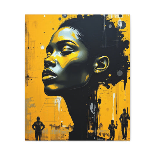 Bold African Heritage Wall Art Canvas - 1.25" Stretched Decor