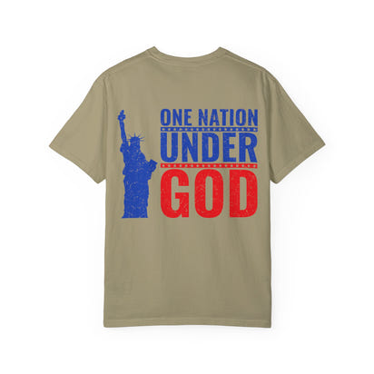 American Patriot Unisex Garment-Dyed T-shirt 3