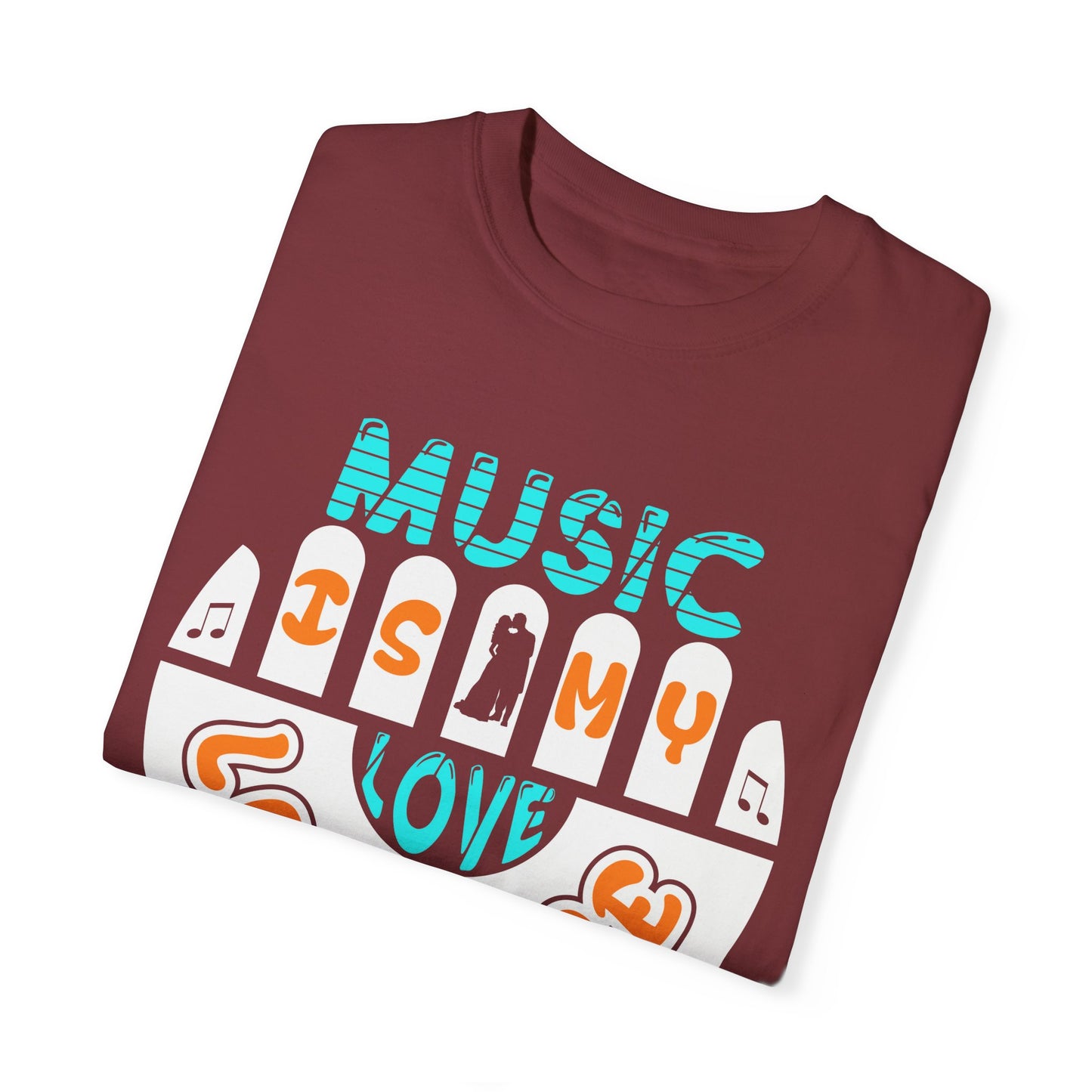 (Music)Unisex Garment-Dyed T-shirt