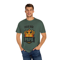 Feliz Día Papá T-Shirt - Unisex Garment-Dyed Tee for Father’s Day