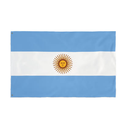 Argentinian Double Sided Flag, Handcrafted Home Decor, Outdoor Decoration, Sports Event Banner, Unique Gift for Flag Lovers