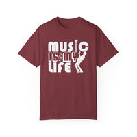 (Music)Unisex Garment-Dyed T-shirt