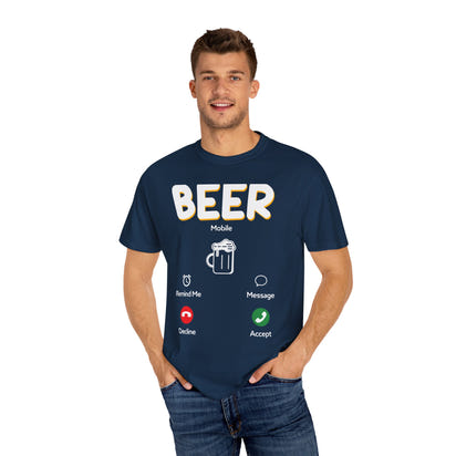Alcohol Unisex Garment-Dyed T-shirt