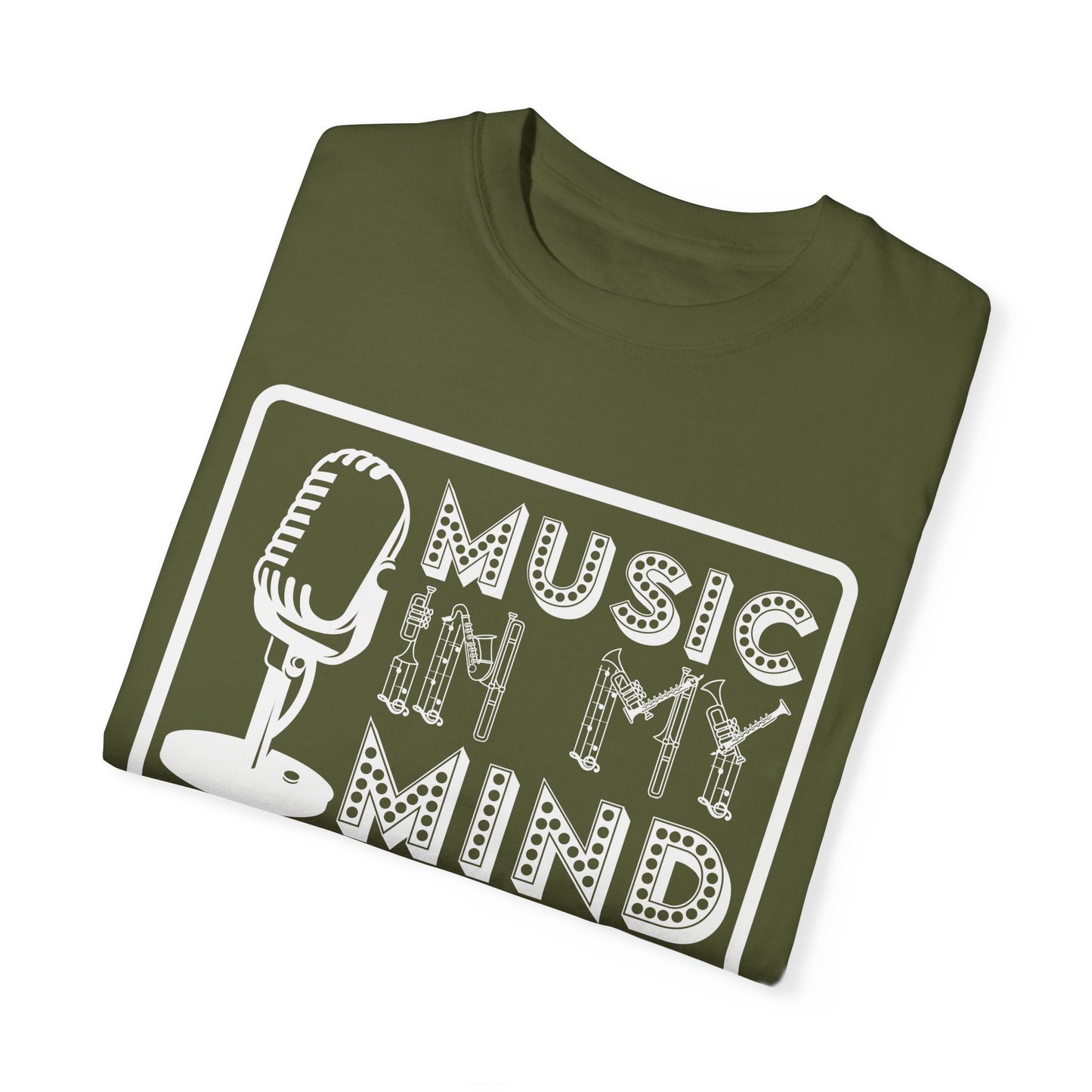 (Music)Unisex Garment-Dyed T-shirt