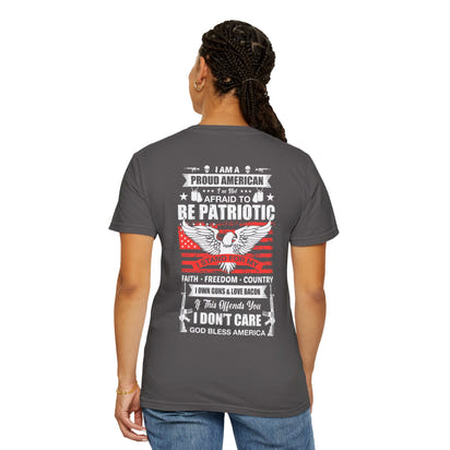 American Patriot Unisex Garment-Dyed T-shirt 5
