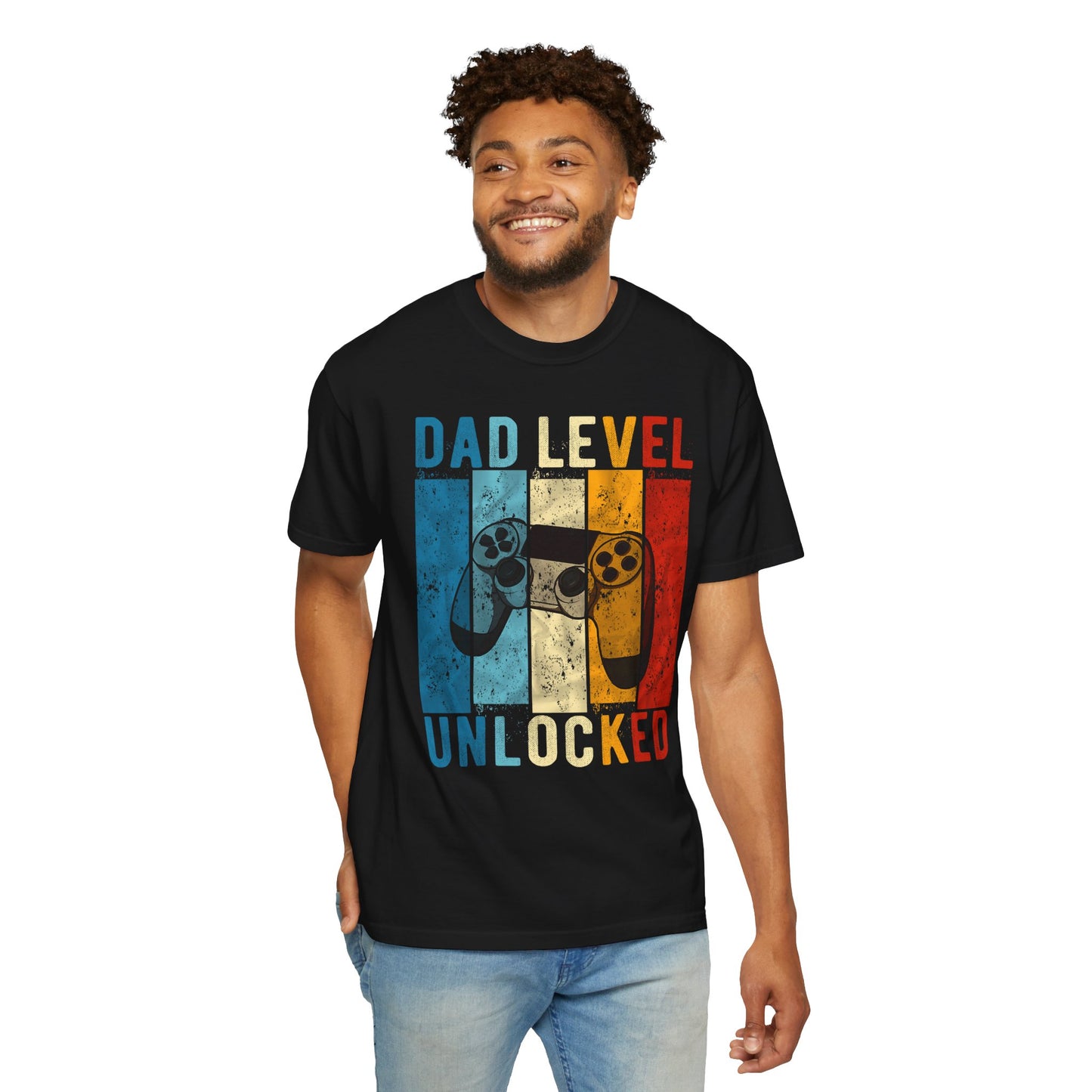 Dad Level Unlocked T-Shirt, Gaming Tee, Unisex Shirt, Father's Day Gift, Gamer Dad Apparel