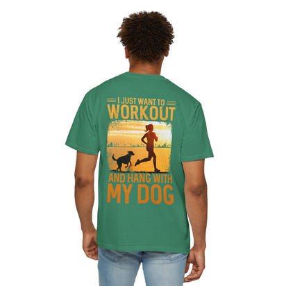 Fitness Unisex Garment-Dyed T-shirt (Back Design) 11