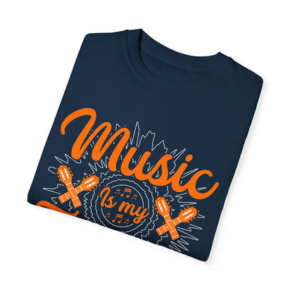 (Music)Unisex Garment-Dyed T-shirt