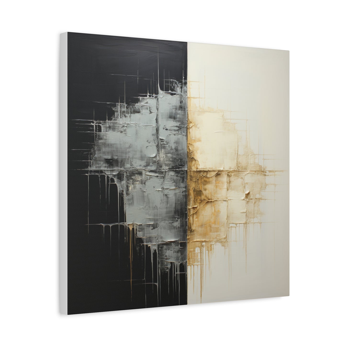 Modern Abstract Wall Art - Matte Canvas 12" x 12" - Contemporary Home Decor