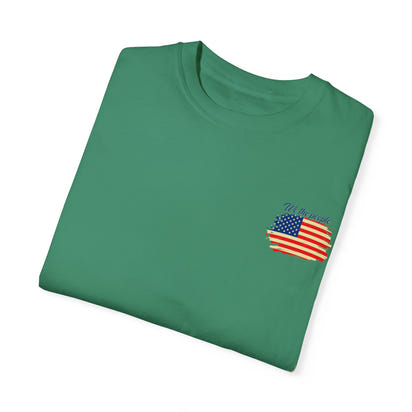 American Patriot Unisex Garment-Dyed T-shirt 2
