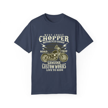(Motorbike) Unisex Garment-Dyed T-shirt