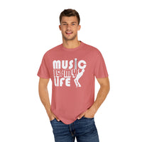 (Music)Unisex Garment-Dyed T-shirt