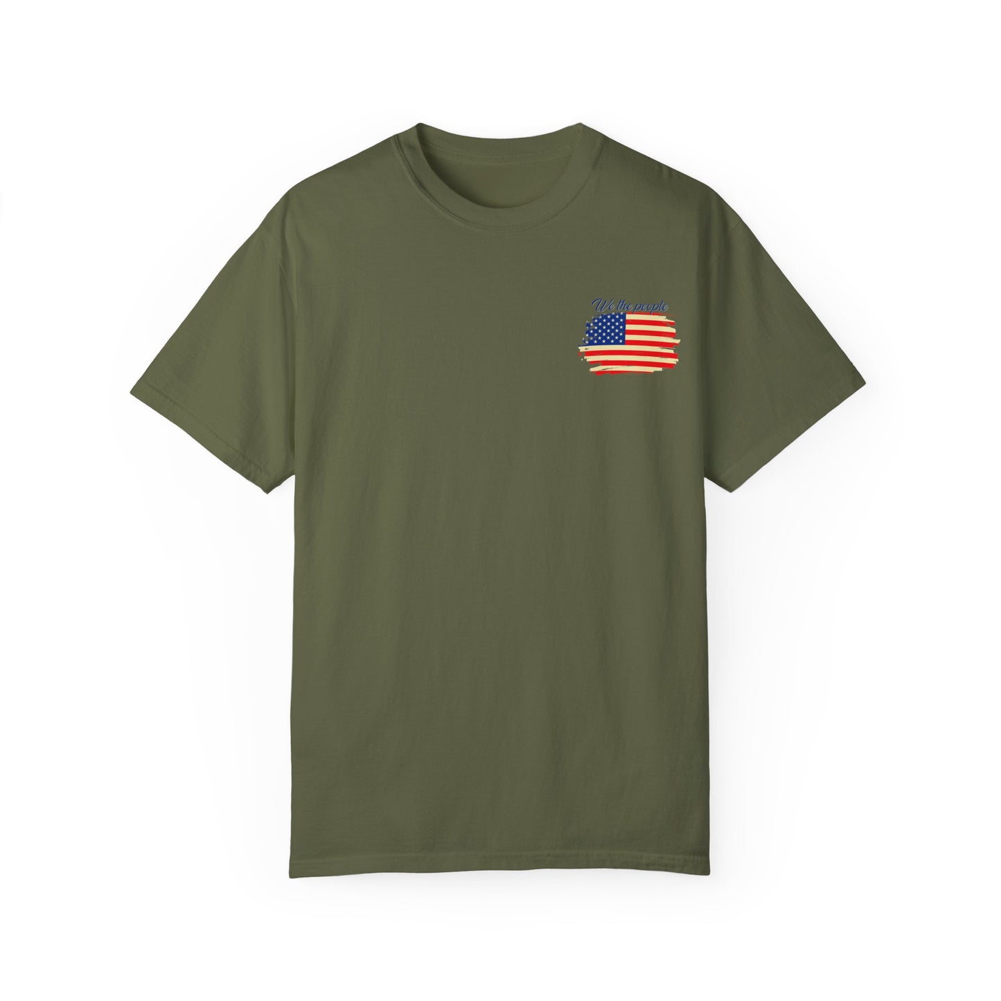 American Patriot Unisex Garment-Dyed T-shirt 1