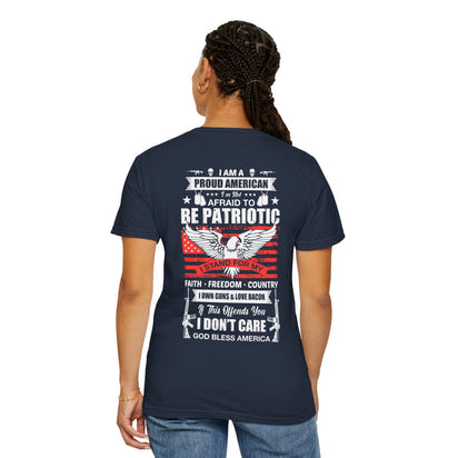 American Patriot Unisex Garment-Dyed T-shirt 5