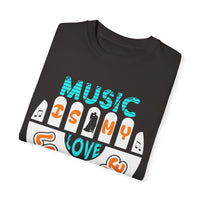 (Music)Unisex Garment-Dyed T-shirt