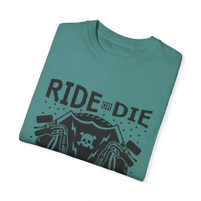 (Motorbike) Unisex Garment-Dyed T-shirt