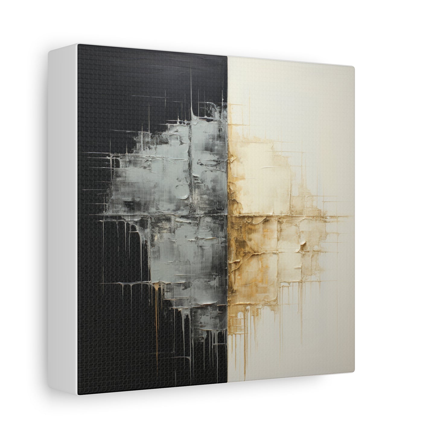 Modern Abstract Wall Art - Matte Canvas 12" x 12" - Contemporary Home Decor
