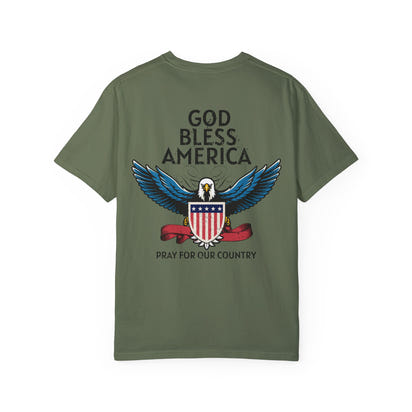 American Patriot Unisex Garment-Dyed T-shirt 8