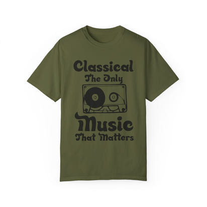 (Music)Unisex Garment-Dyed T-shirt