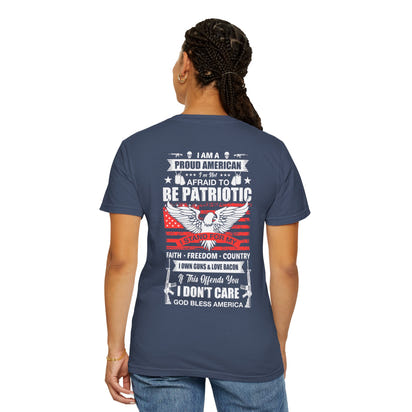 American Patriot Unisex Garment-Dyed T-shirt 5