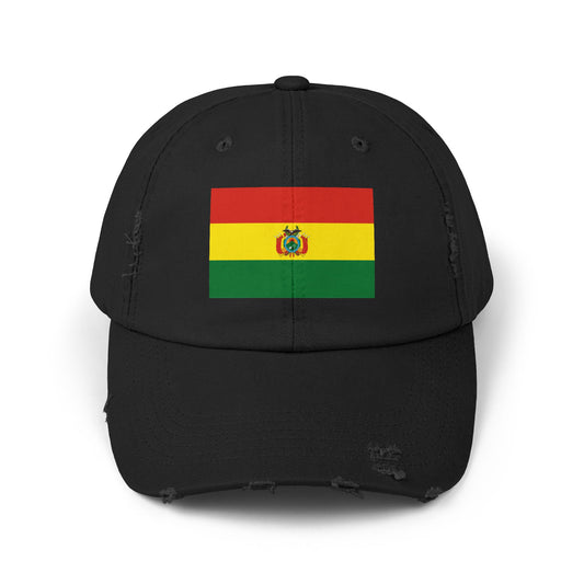 Bolivian unisex distressed cap