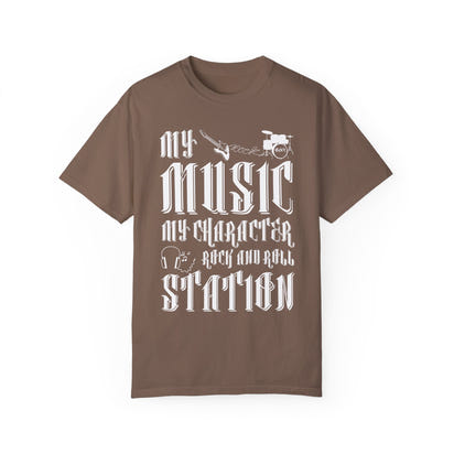 (Music)Unisex Garment-Dyed T-shirt