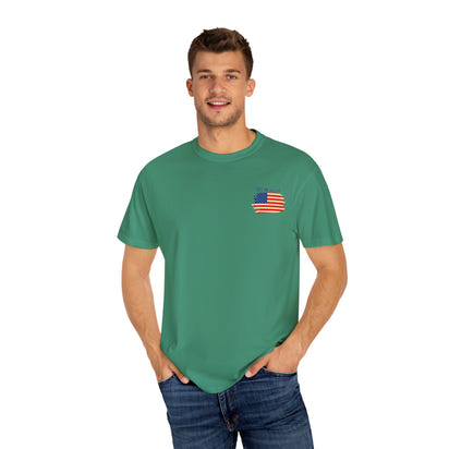 American Patriot Unisex Garment-Dyed T-shirt 10