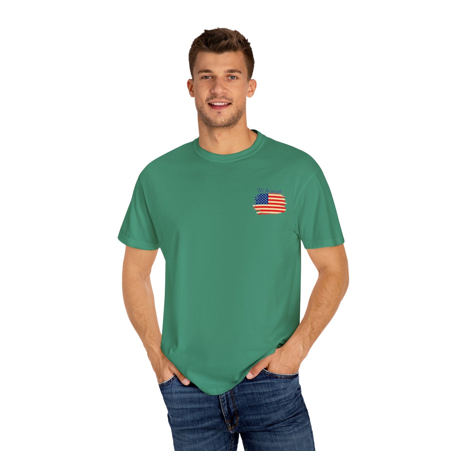 American Patriot Unisex Garment-Dyed T-shirt 10
